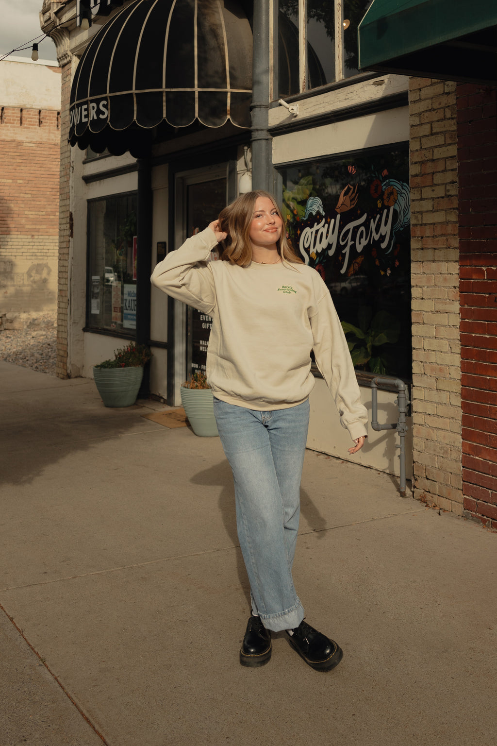 Coping Arrangements Crewneck